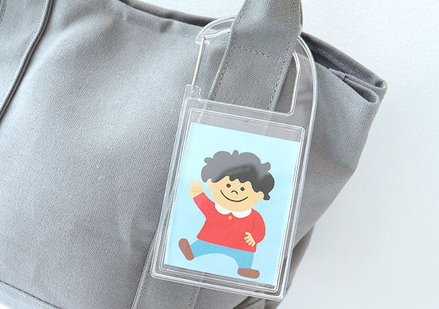 キャンドゥ カラビナフォトイン キーホルダー