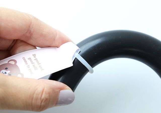 キャンドゥ マグネット傘マーカータグ 装着