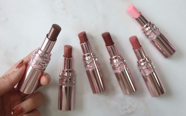 イヴ・サンローランの「YSL ラブシャイン キャンディ グロウ バーム」を全色スウォッチ！イエベ、ブルベ別のおすすめも紹介