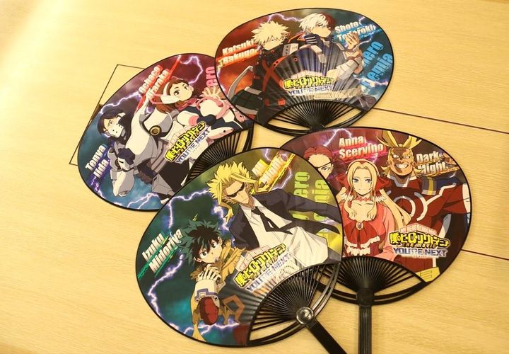 くら寿司×「劇場版『僕のヒーローアカデミア THE MOVIE ユアネクスト』」コラボキャンペーンのグッズ