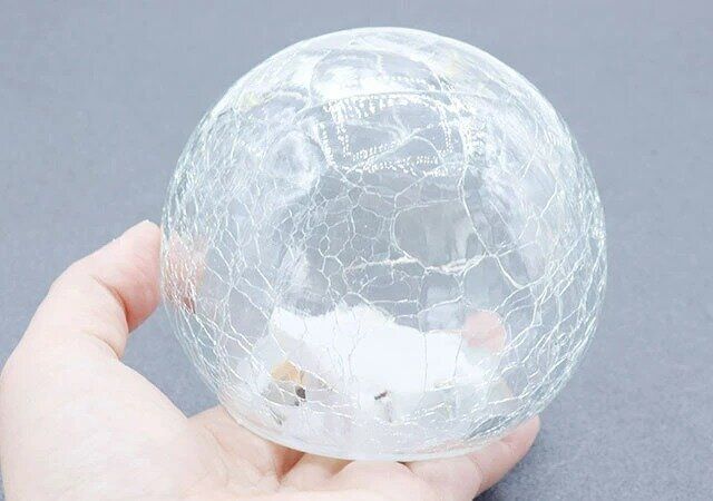 ダイソー インテリアライト（ワレガラス、ワイヤーLED5個） デザイン