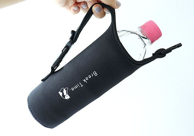 キャンドゥ 3WAYペットボトルカバー黒 使用例