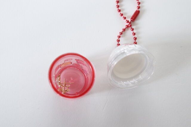 フラッペキーホルダー リンゴ アクセサリー 使用例