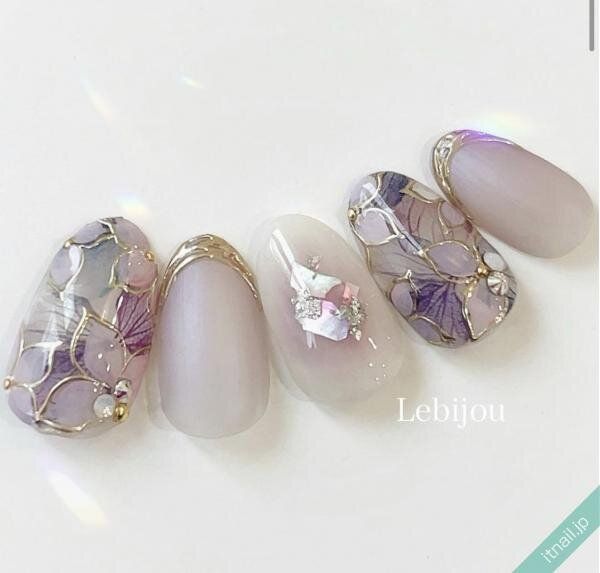 Le bijouが投稿したネイルデザイン [photoid:I0126415] via Itnail Design (738062)