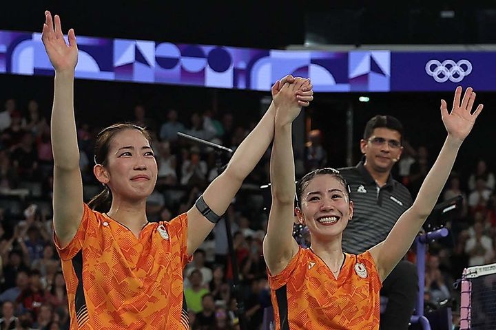 松山奈未（左）と志田千陽（右）（C）ロイター