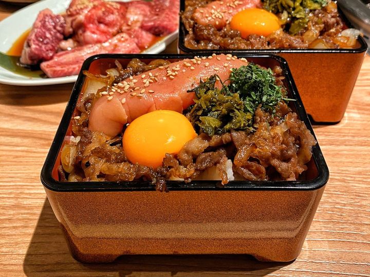 「めんたい和牛重」並盛 2198円