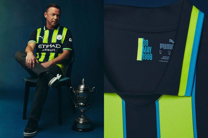 歴史的ユニが“復活”！マンチェスター・シティ、「昇格25周年記念」の新アウェイユニフォームを発表