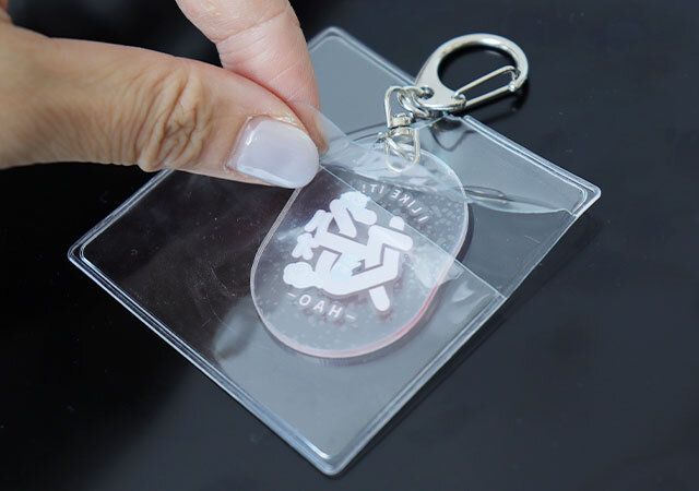 キャンドゥ キーホルダーカバースクエア アクリルキーホルダー