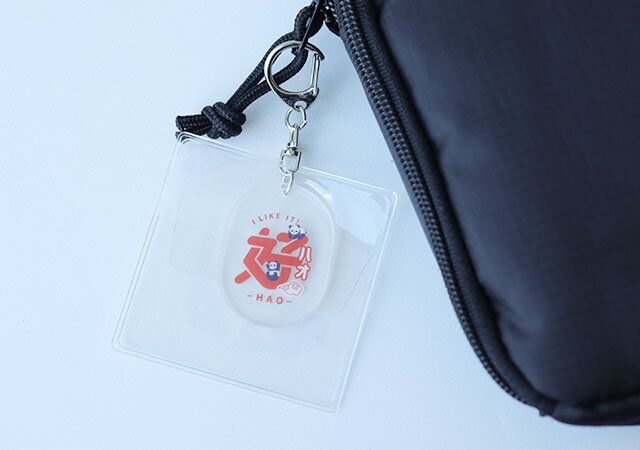 キャンドゥ キーホルダーカバースクエア 使用例