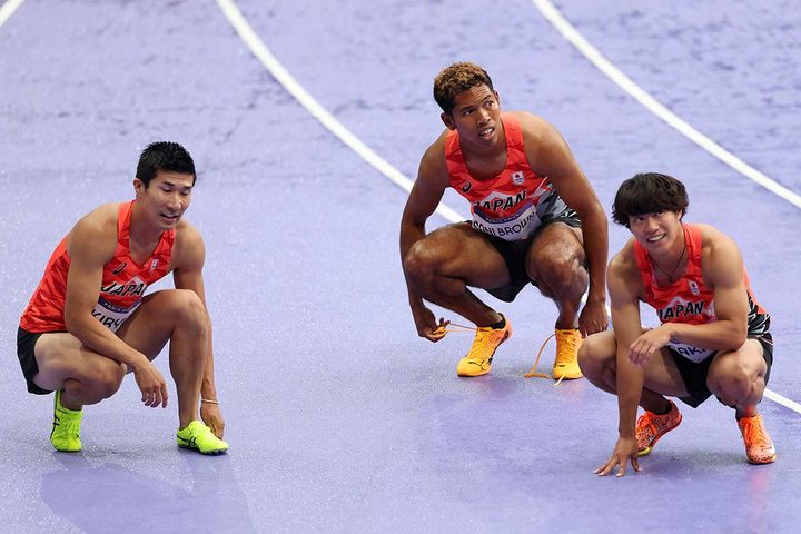 男子400mリレーは5位となった日本（C）Getty Images
