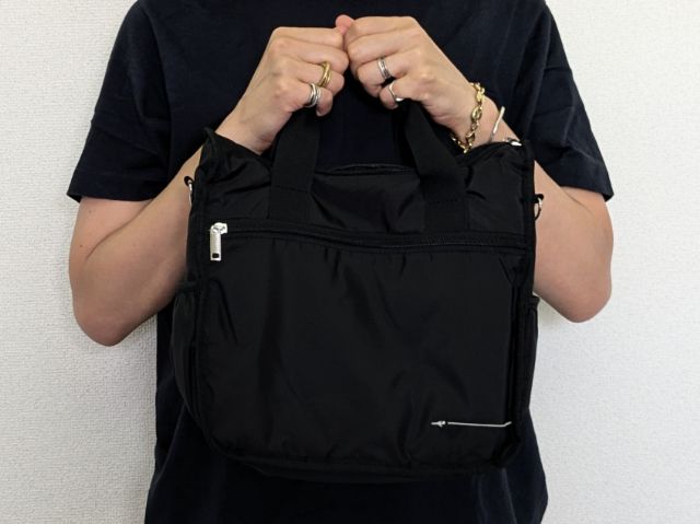 手で持った状態