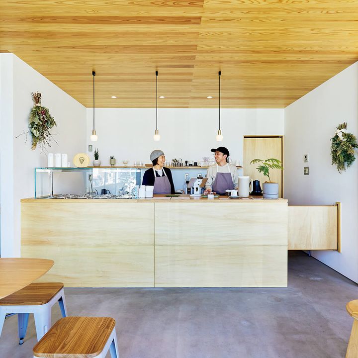 栃木〈fil ice cream & coffee〉店内