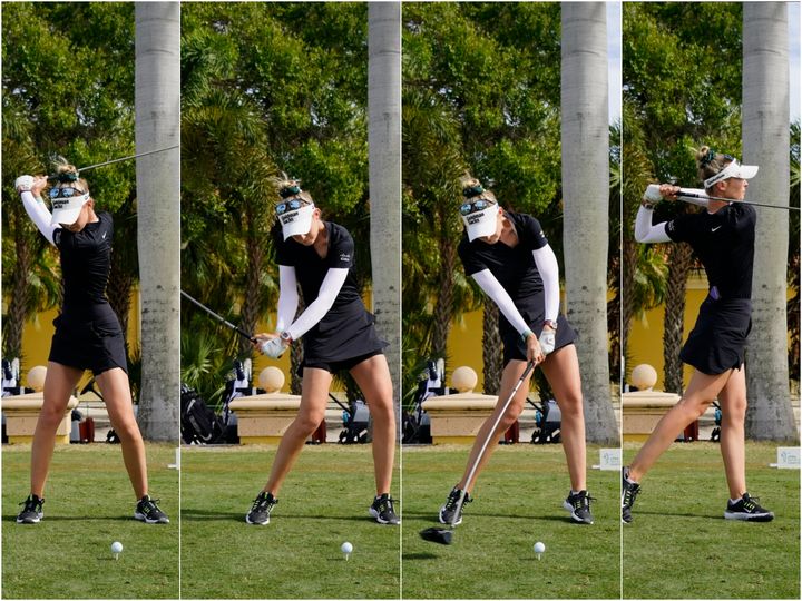 世界ランク1位、177cm女子プロのスイングを解説！「さすがの金メダリスト」な動き