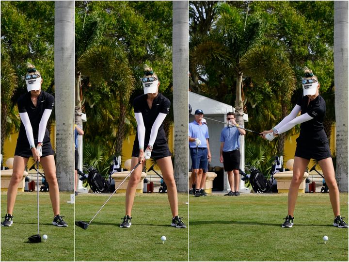 世界ランク1位、177cm女子プロのスイングを解説！「さすがの金メダリスト」な動き