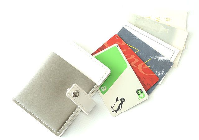 セリア レザー風カードホルダー16ポケット表紙ポケット付き ポイントカード