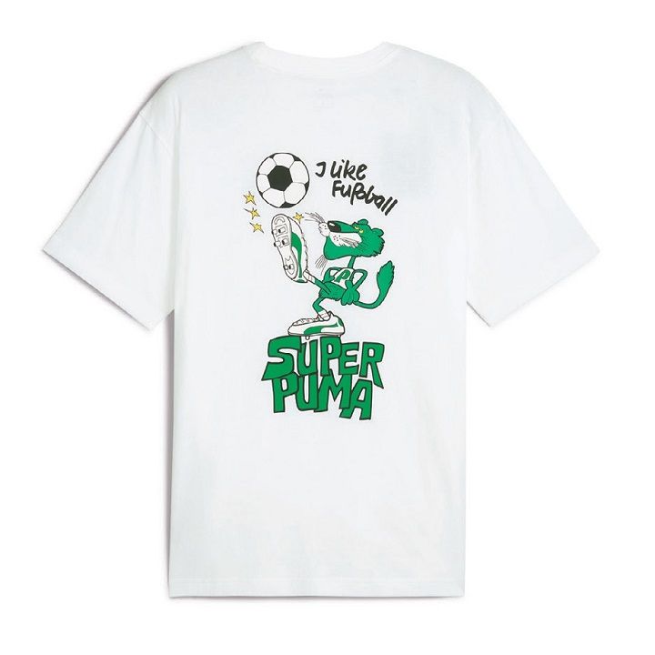 PUMAのTシャツ サッカーモチーフ