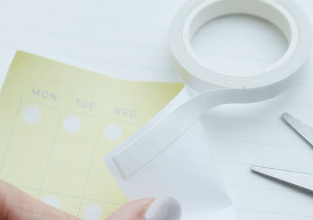 セリア 両面テープ7mm 使用例