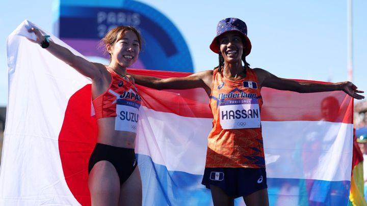パリ五輪女子マラソンで金メダルのハッサン！リヴァプールDFファンダイクらも祝福する
