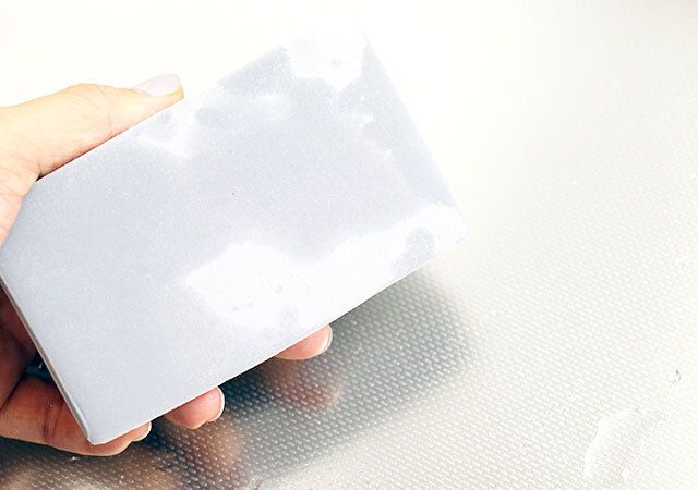 キャンドゥ 吸水スポンジ2P（モノトーン） 使用後