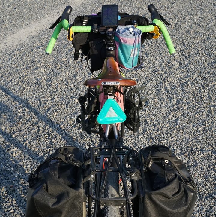 カスタマイズした自転車