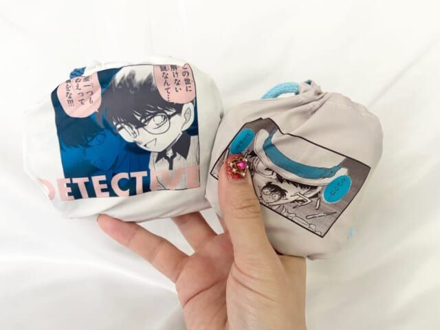 3COINS 名探偵コナン 総柄 エコバッグ