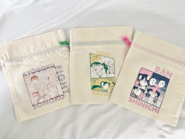 3COINS スリコ 名探偵コナン 巾着3枚セット