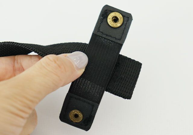 セリア リュックのヒモ固定バンド 装着方法