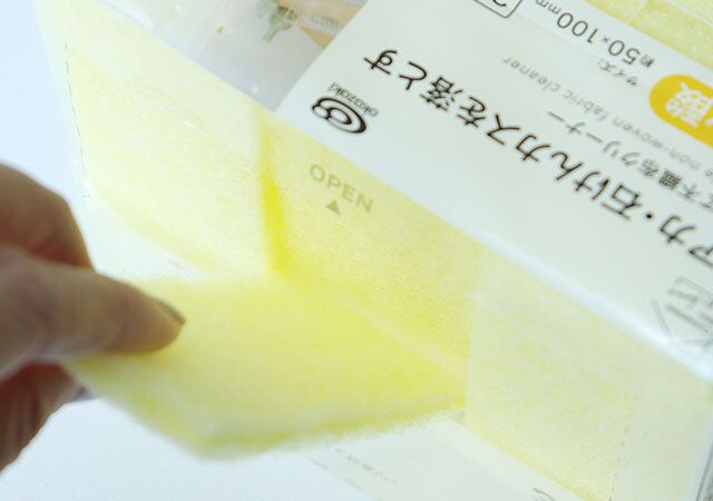 キャンドゥ 使い捨て不織布クリーナークエン酸30個 取り出し