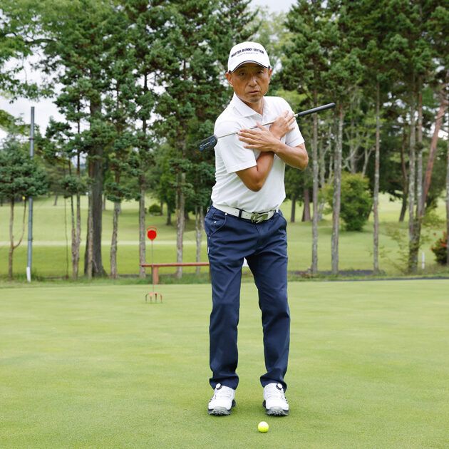 “曲がるライン”の打ち方は同じ。ラインの頂点を狙って打とう