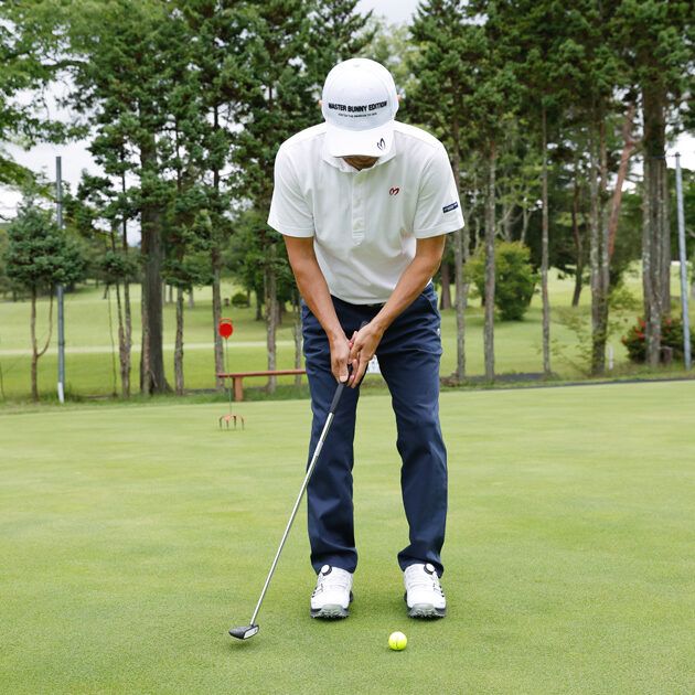 “曲がるライン”の打ち方は同じ。ラインの頂点を狙って打とう