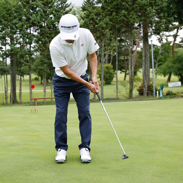 “曲がるライン”の打ち方は同じ。ラインの頂点を狙って打とう