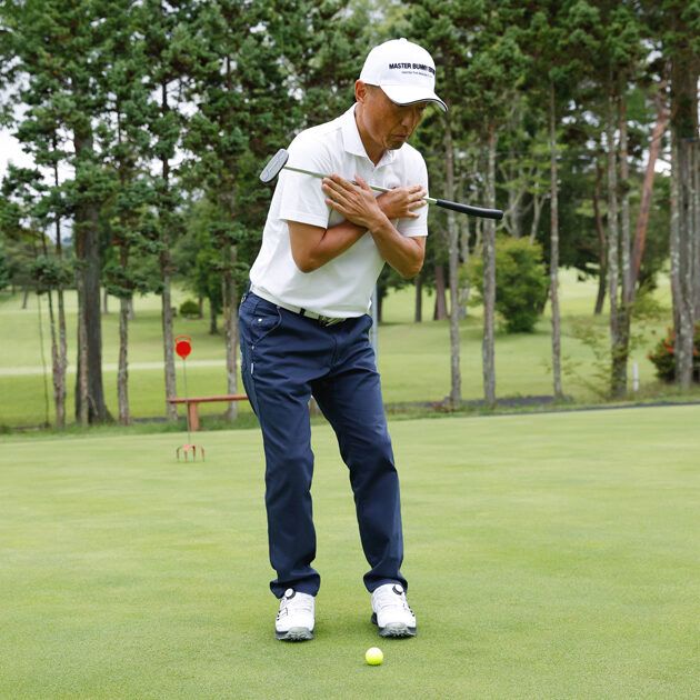 “曲がるライン”の打ち方は同じ。ラインの頂点を狙って打とう