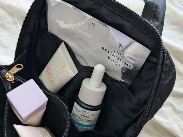 キルティングポーチに収納