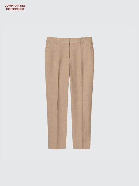 ユニクロのリネンアンクルパンツ