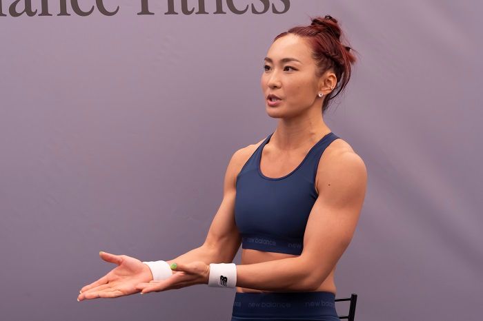 ニューバランスへの想いを熱く語るAYAさん