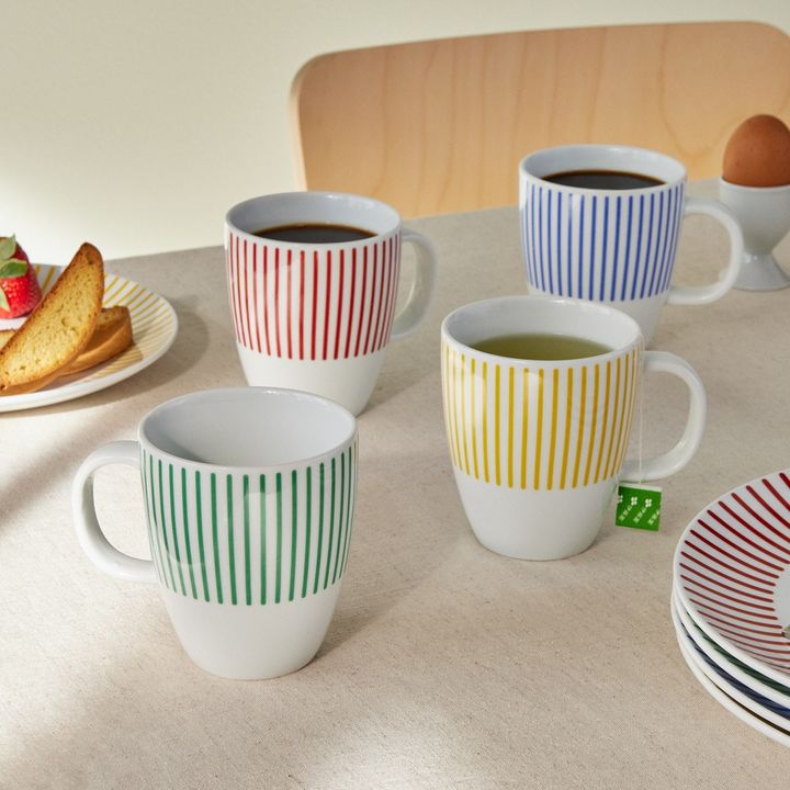 Bodum Jazz ポーセリン マグ（4個セット）¥3,960