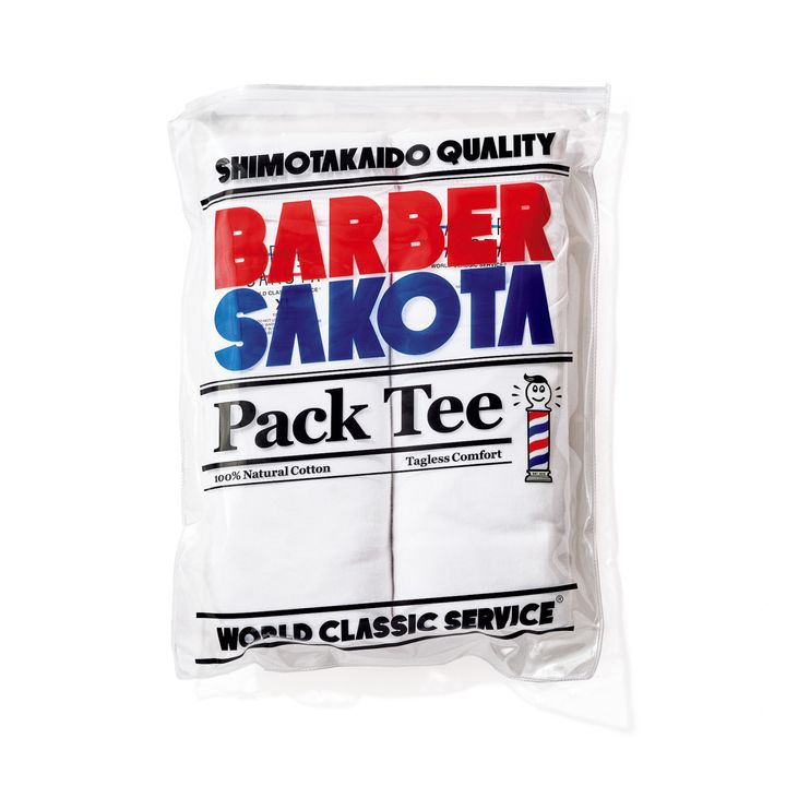 BARBER SAKOTAのオリジナルパックTシャツ