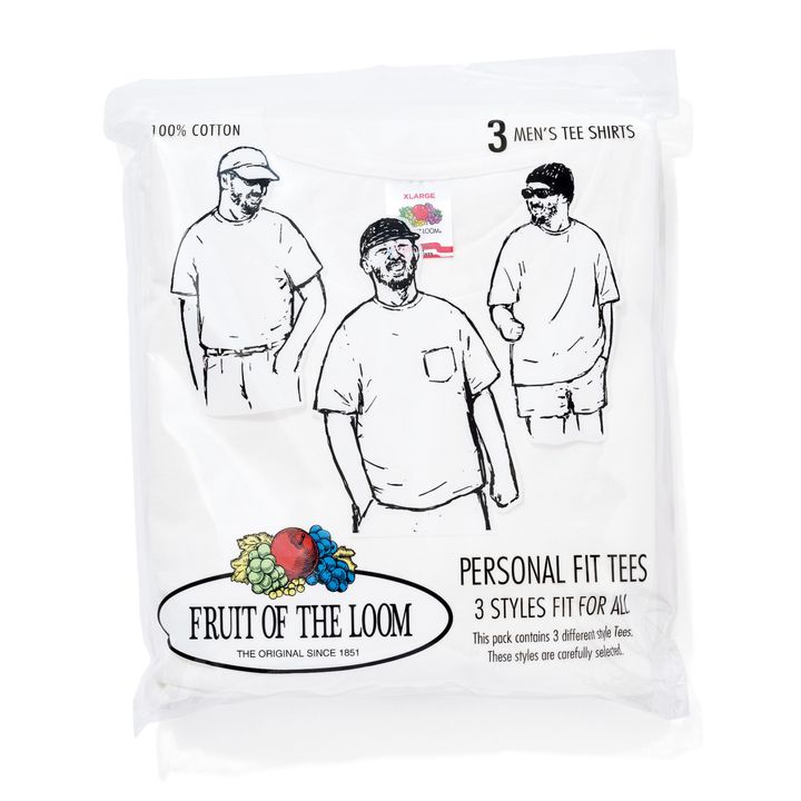 FRUIT OF THE LOOMのパーソナルフィット3パックT