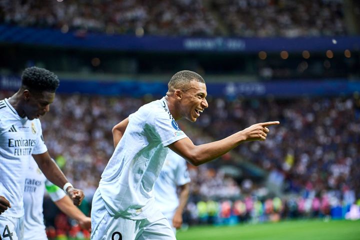 エムバペ圧巻！レアルデビュー戦でいきなりのゴール、UEFAスーパーカップを勝利に導く