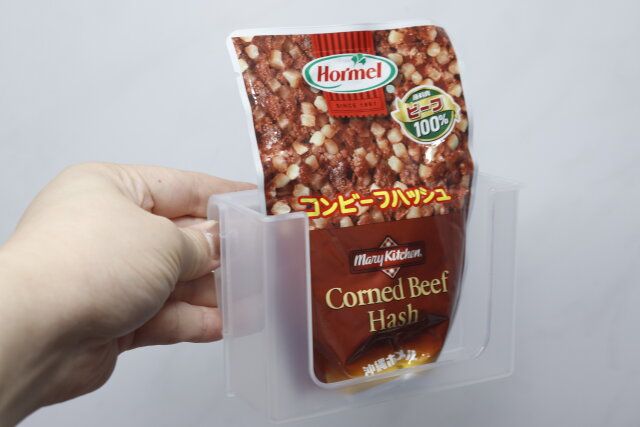 ダイソー 納豆パックがピッタリ入る冷蔵庫収納ホルダー 使用例 ほかの食品