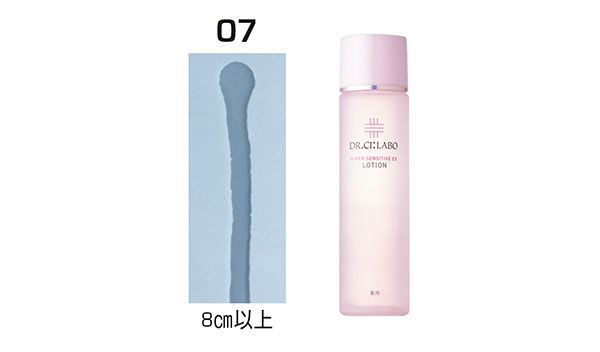 07：ドクターシーラボ／垂れ具合：8cm以上