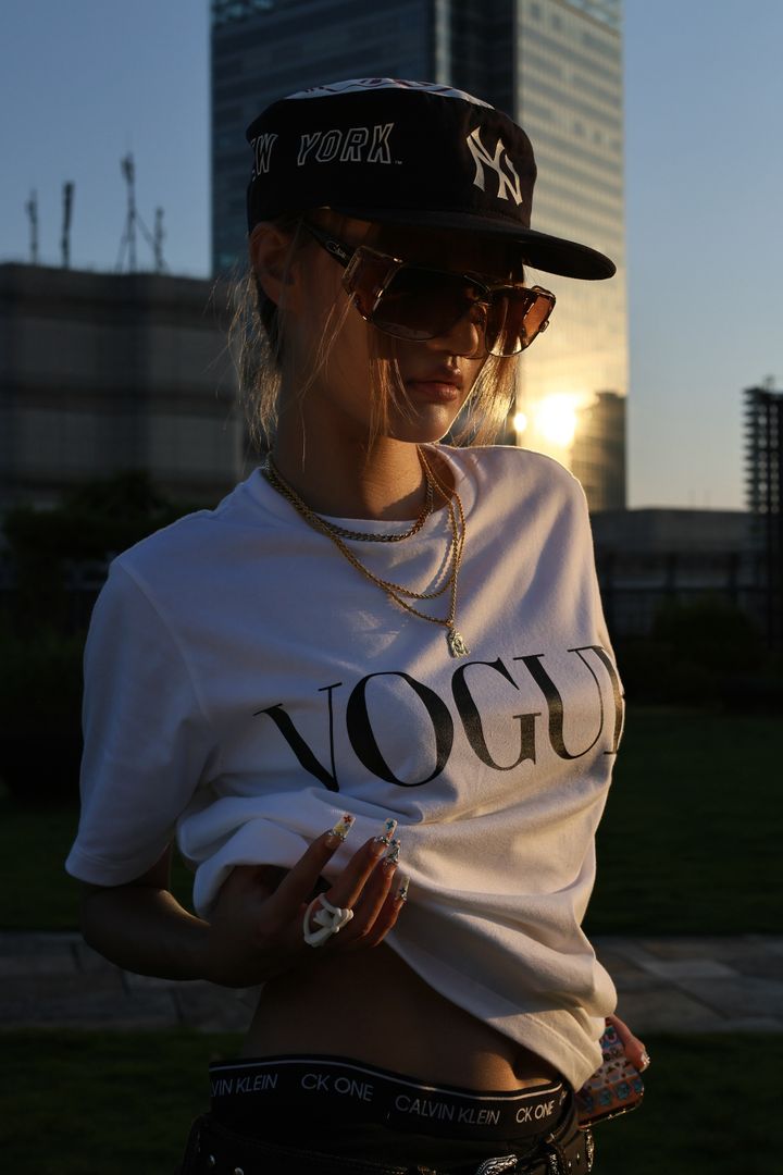 Pinky（モデル, ヴィジュアルデザイナー）／Instagram_ @pppinky666 Photo:juJUN