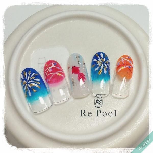 Re Poolが投稿したネイルデザイン [photoid:I0071263] via Itnail Design (738451)