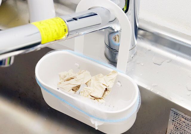 キャンドゥ 蛇口用ごみホルダー 設置