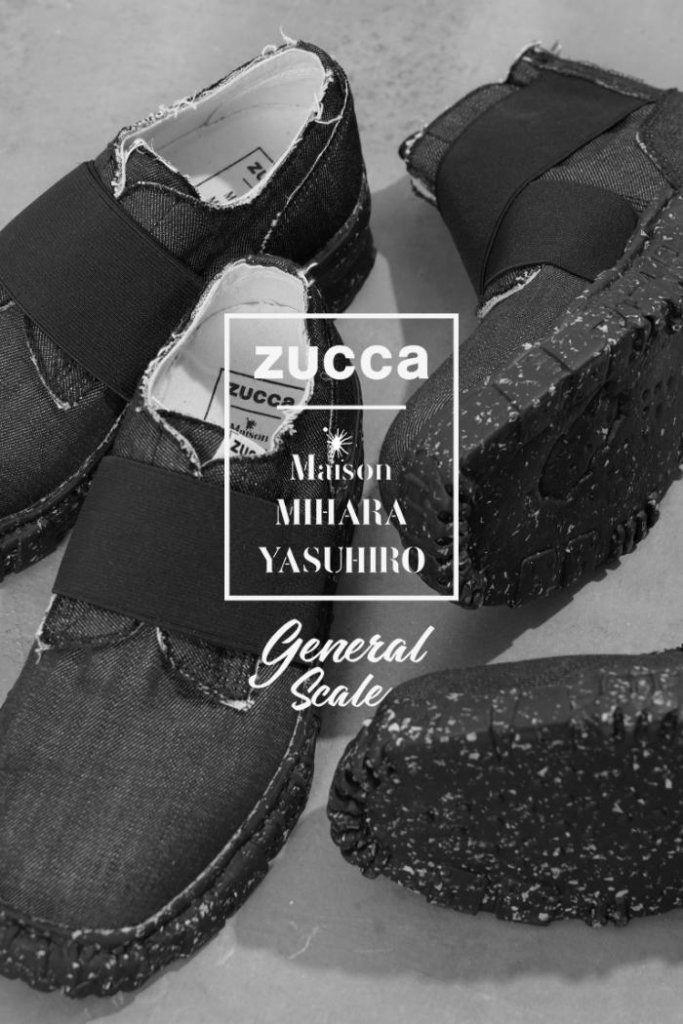 《ズッカ》と《ミハラ ヤスヒロ》による初コラボが実現！ヴィンテージ感漂う独特な風合いが魅力のデニムシューズが数量限定発売