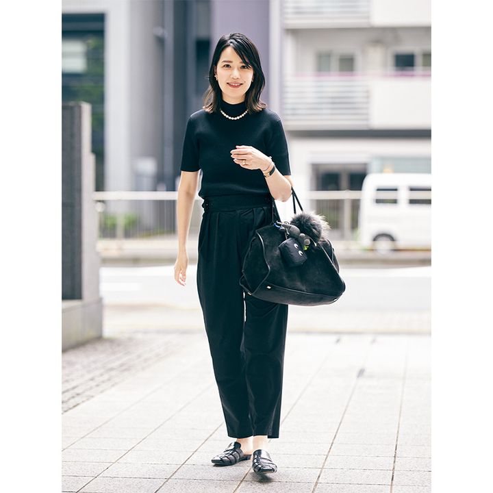 シワになりにくくサラッとした着心地のmy favorite DANSKINのパンツ