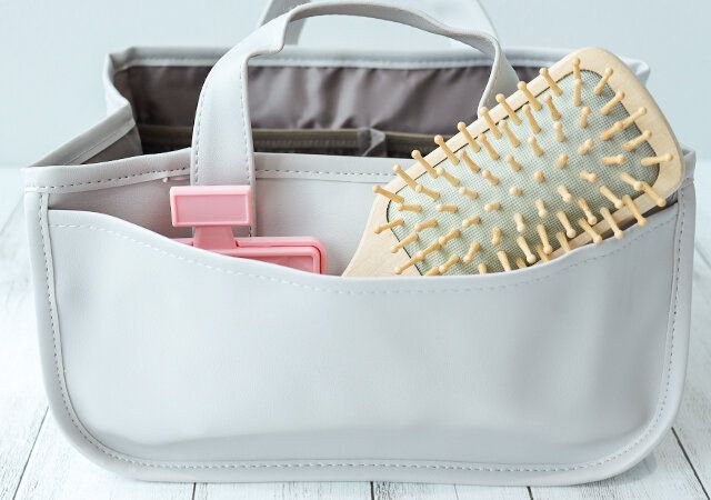 宝島社のムック付録BRILMYの仕切り付きコスメバッグ9