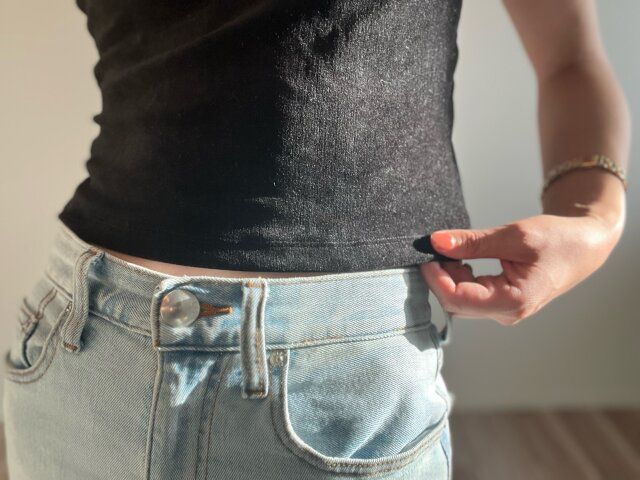 GUブラフィールベロアクロップドキャミソールの生地感