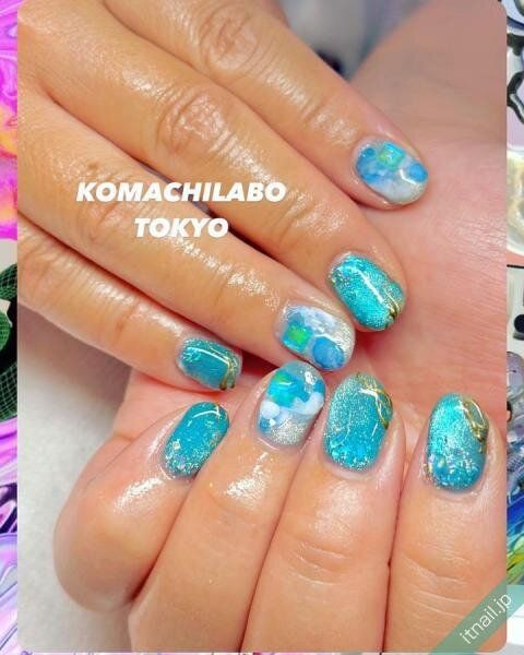 小町ビューティーラボが投稿したネイルデザイン [photoid:I0130302] via Itnail Design (738633)