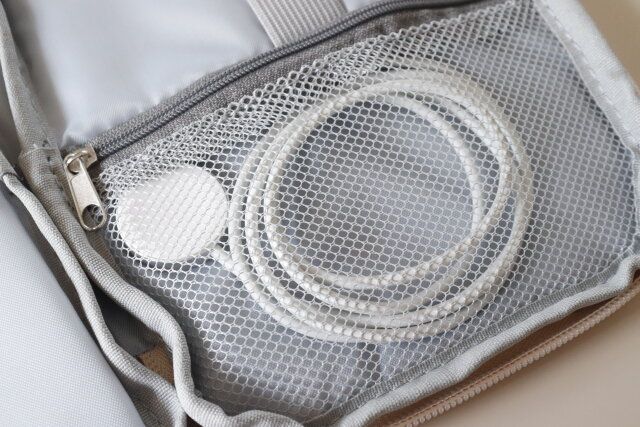 ダイソーのスマートウォッチバンド収納ケースのメッシュポーチ